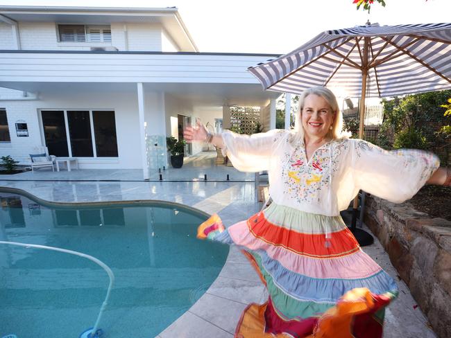 Nicole Morrison who is selling her renovated 70s home in Chelmer. Picture: Liam Kidston