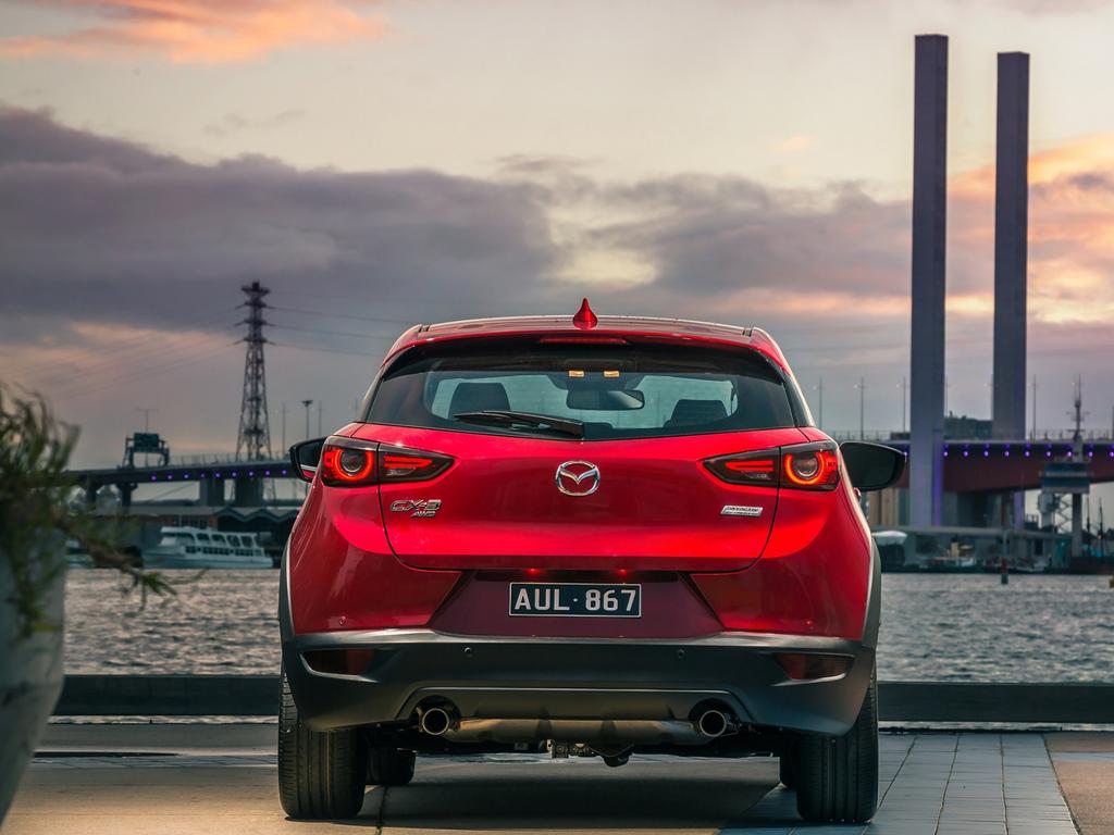 Mazda2 underpinnings push CX-3 cargo and rear passenger space down against some rivals.