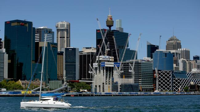 Sydney is in the biggest construction boom since the Olympics. Picture: Gregg Porteous