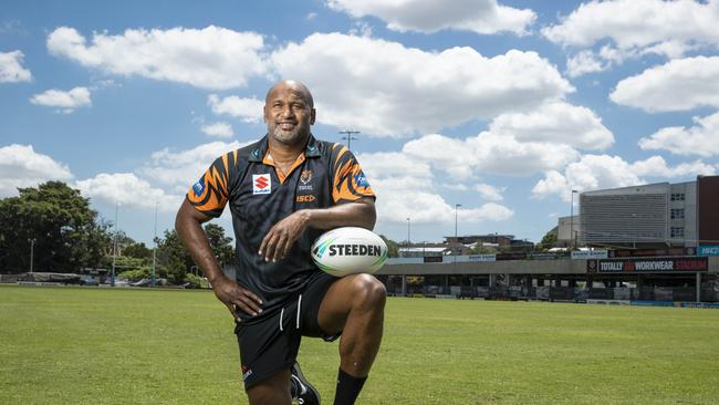 Lote Tuqiri who is entering coaching as the Connell Challenge Brisbane Tigers under 16 coach, Picture Lachie Millard