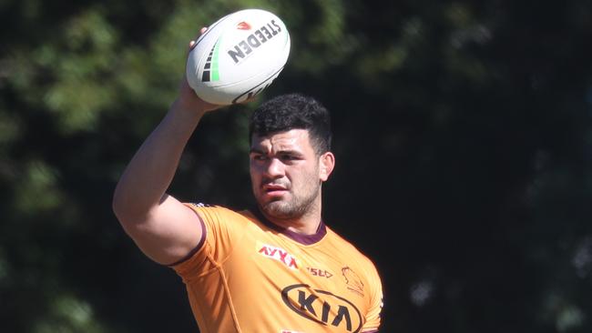 David Fifita agonised over the Broncos-Titans tug-of-war. Picture: Annette Dew