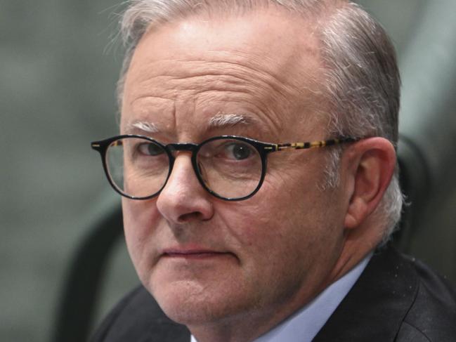 CANBERRA, AUSTRALIA, NewsWire Photos. FEBRUARY 14, 2024: Prime Minister Anthony Albanese during Question Time at Parliament House in Canberra. Picture: NCA NewsWire / Martin Ollman