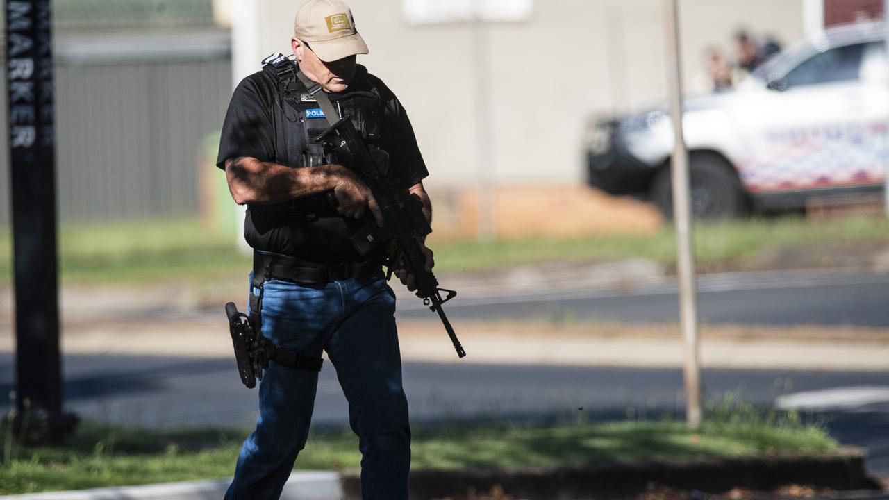 Police incident in Newtown near Anzac Av and Holberton St intersection, Friday, October 11, 2024.