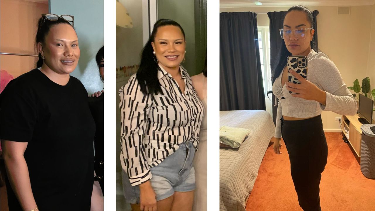 Her journey: Santana's lost almost 25kg thanks to Lite n' Easy. Images: Supplied.