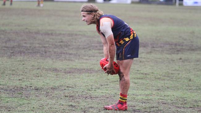 Noosa Tigers player Wil O'Dwyer in action. Picture: Craig Slaney Sports Photography.