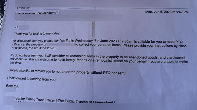 Email sent to the Townsville man.