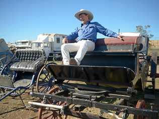 OUR HISTORY: CQ Auctions' Cec Judd expects a lot of interest in the historic buggies at this weekend's sales. Picture: Jann Houley