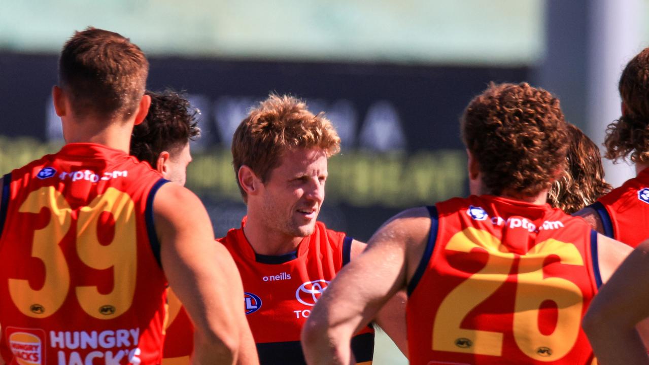 Despite not being captain, Sloane remains a key pillar at the club. Picture: Crows FC