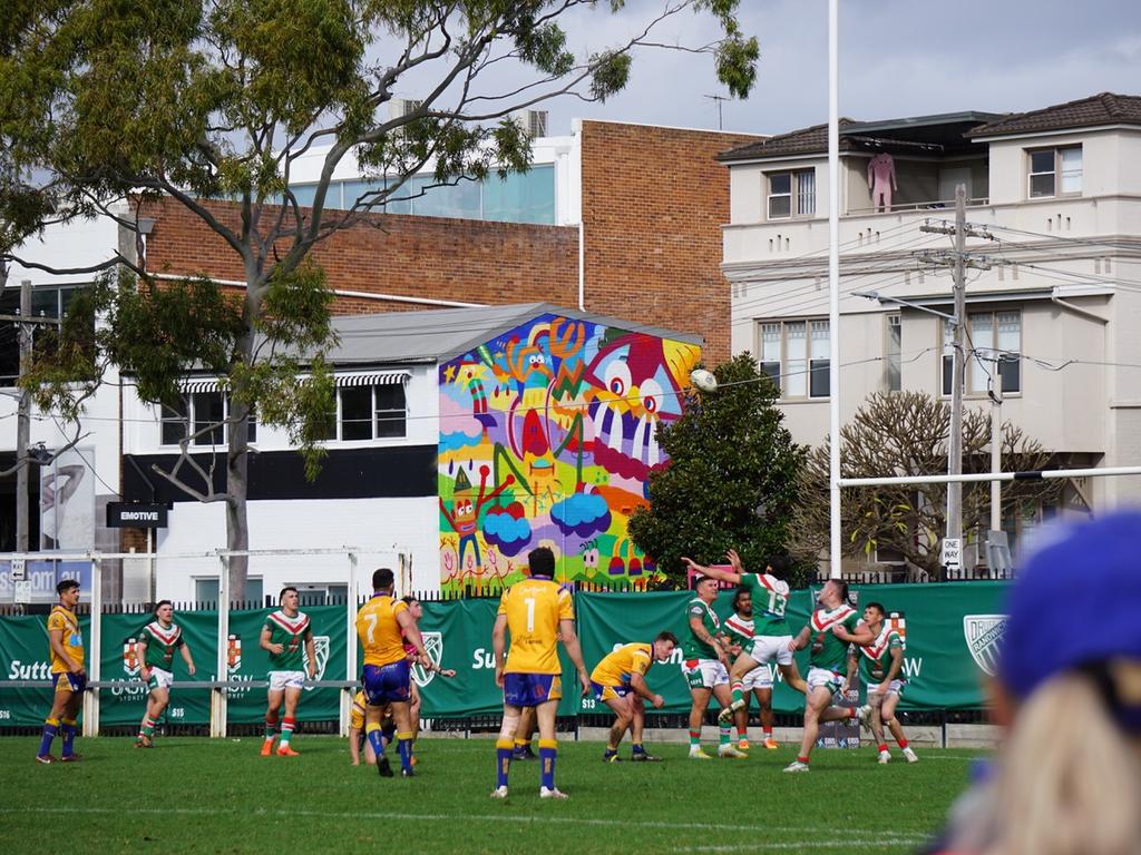 Mark Daoud kicked a field goal in the semi finals. Picture: Angelique Klimis