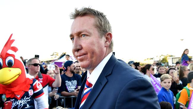 Trent Robinson at the NRL fan day ahead of the clash with the Melbourne Storm. (AAP Image/Joel Carrett) NO ARCHIVING