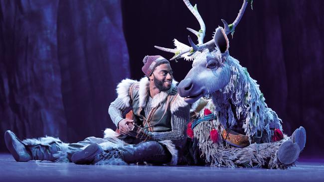 A scene from Frozen the Musical in New York. Picture: Deen Van Meer.