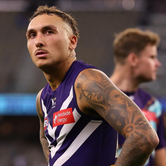 There was no room for Shai Bolton on McGuane’s list as the Fremantle recruit builds following a slow start to the season. Picture: Paul Kane / Getty Images