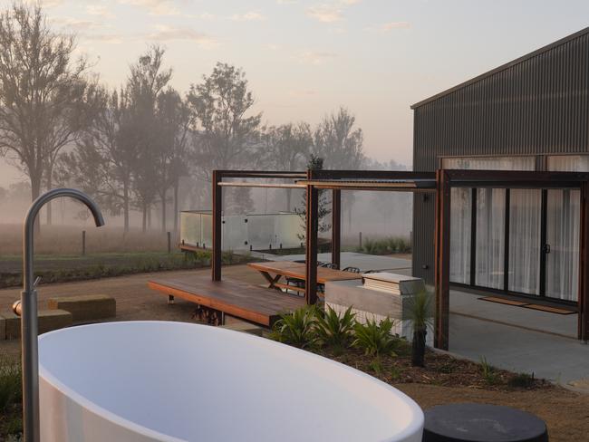 The Barn at Skyline Farmhouse in Rosevale is one of Queensland's most luxurious Airbnbs. Photo by Mitchell Guy Kemp supplied