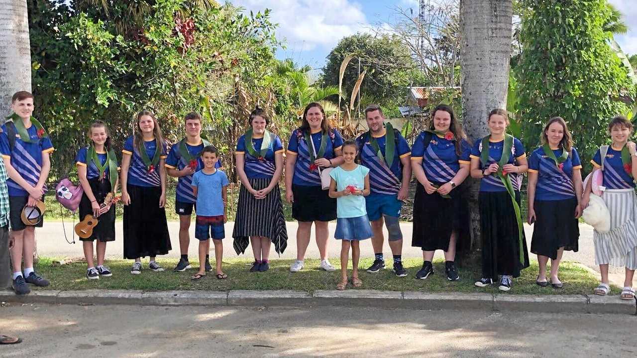 MAKING A DIFFERENCE: It may have been a confronted experience in Vanuatu for nine Chinchilla Christian College students, however they have come back changed people after their mission trip. Picture: Social Media