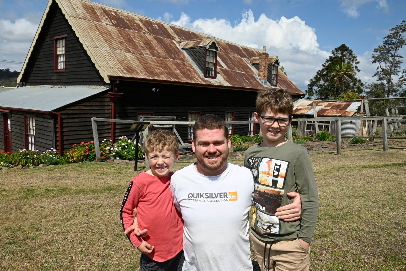 Rylan, Joel and Liam Bruggemann, Royal Bulls Head Inn Fathers Day Open Day.