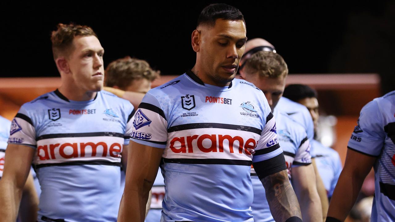 Finals time is a concern for the Sharks. Picture: Mark Metcalfe/Getty Images