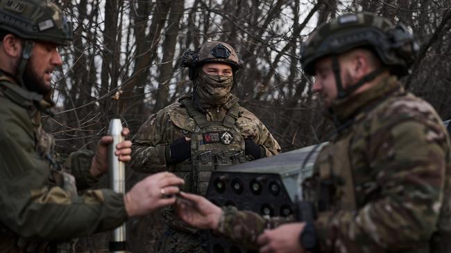 Ukrainian forces continue to fight to retake Bakhmut, which was captured by Russian forces in May, following a year-long war battle. Picture: Getty Images