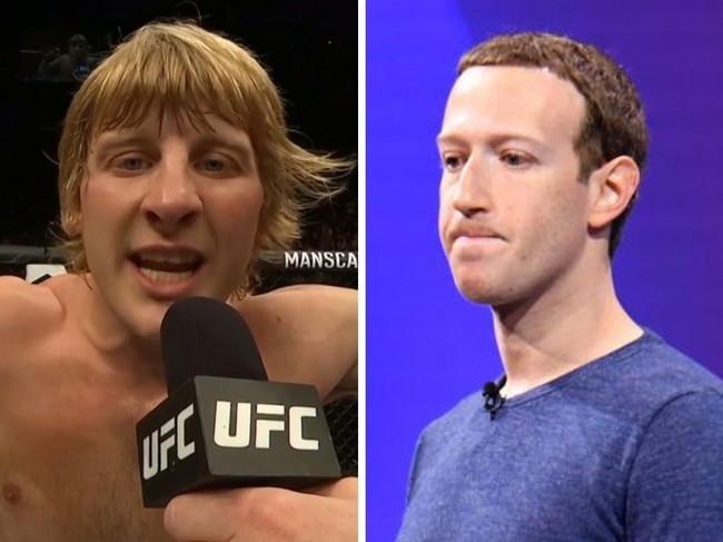 ‘Bully’: UFC star calls out Mark Zuckerberg