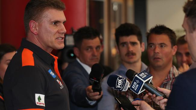 The AFL came down heavy on Greater Western Sydney head of football Jason McCartney.