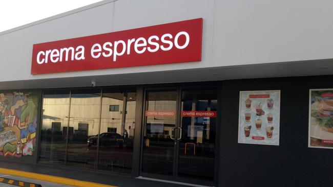 The Crema Espresso coffee shop at 88 Bundall Rd.