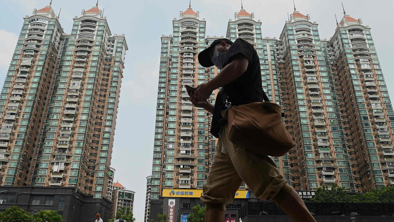 Anxious investors, employees and suppliers describe a scramble inside teetering Chinese property giant Evergrande. Picture: Noel Celis/AFP