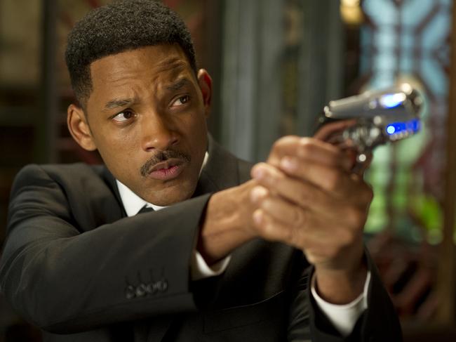 Will Smith stars in film Men In Black III. 3.