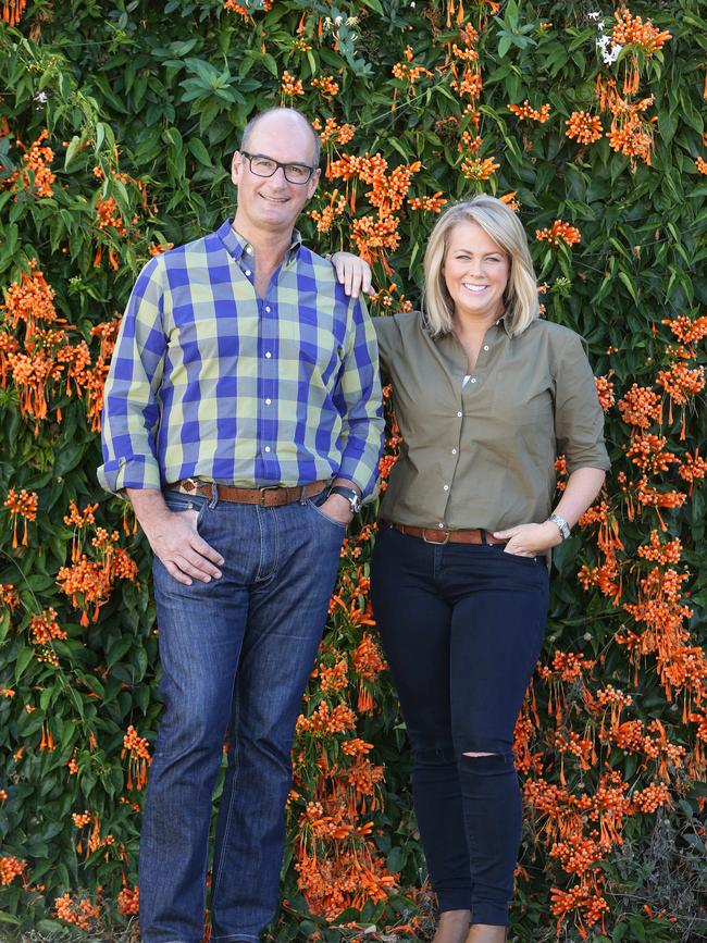 David Koch and Samantha Armytage. Picture: Liam Kidston