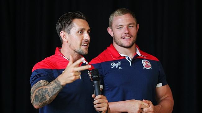 Roosters meet kids