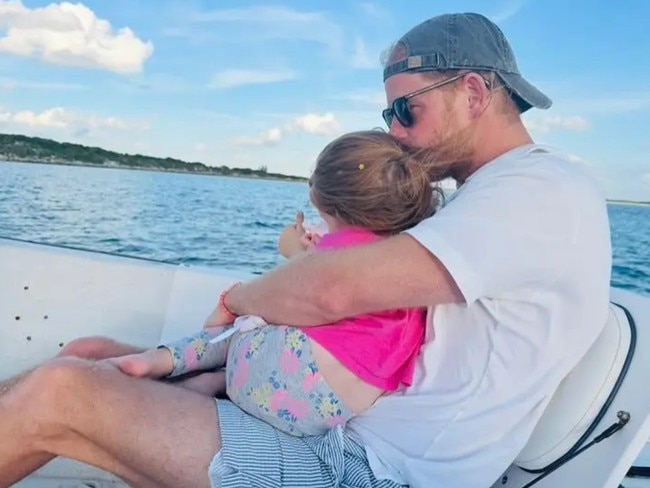 Harry and Meghan have been roasted over this picture after fans noticed their daughter wasn't wearing a life jacket. Picture: Instagram.