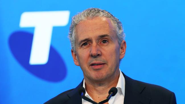 Telstra CEO Andrew Penn is “surprised” by NBN Co’s pursuit of business customers Picture: AAP