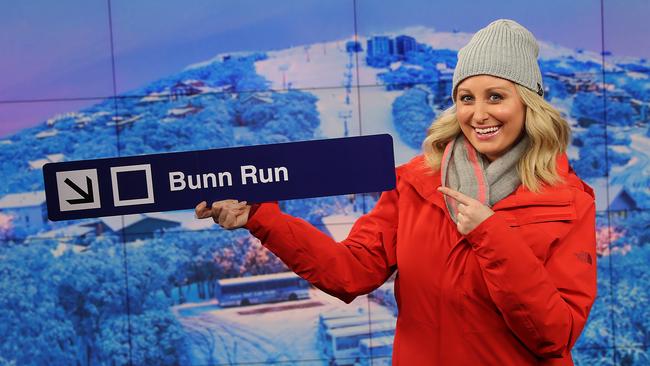 Jane Bunn has a ski run named after her on Mt Buller. Picture: Alex Coppel