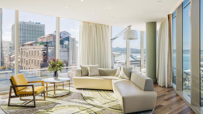 The Pavilion Suite. The Tasman Hotel, Hobart, Tas. Picture: supplied