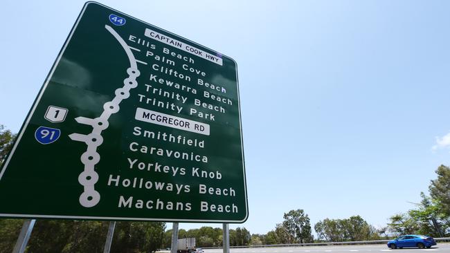 Upgrades to the Captain Cook Highway north of the Barron River are no longer a priority of the Cairns Ring Road upgrade. PICTURE: BRENDAN RADKE