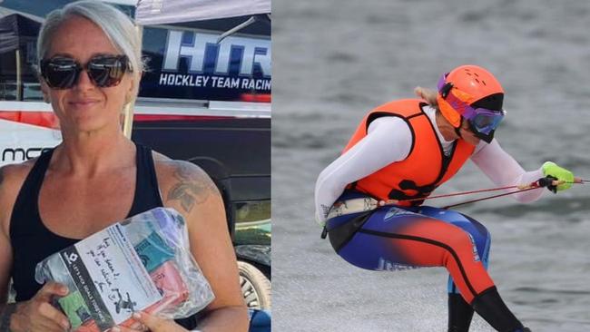 Gold Coast mother-of-four Amy Hockley was killed in a freak water skiing accident near Grafton in northern NSW at the weekend. Picture: Facebook