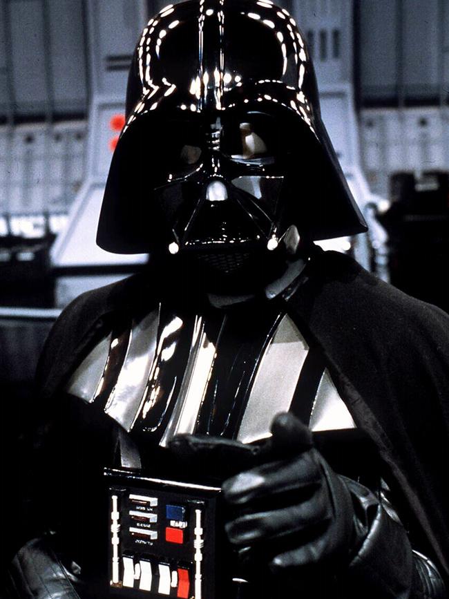 The man behind the mask: Earl Jones voices Darth Vader.