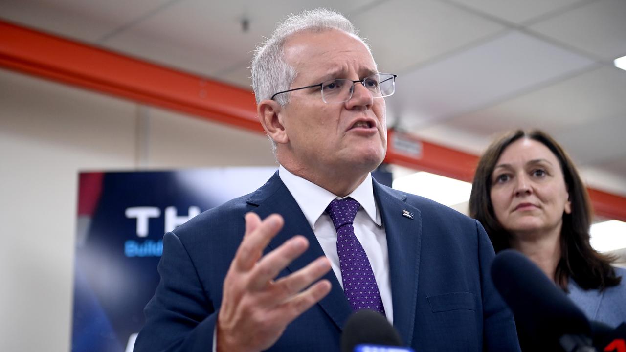 Prime Minister Scott Morrison has refused to answer a question about China because he doesn’t want to concern Australians. Picture: Jeremy Piper/NCA NewsWire