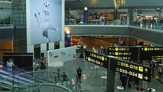 Hamad International Airport in Doha recently won best airport in the world but it also has the most expensive carparking. Picture: Karim Jaafar/AFP