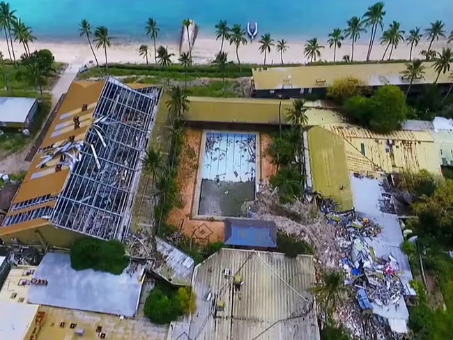 South Molle was destroyed and has sat abandoned since. Picture: 60 Minutes