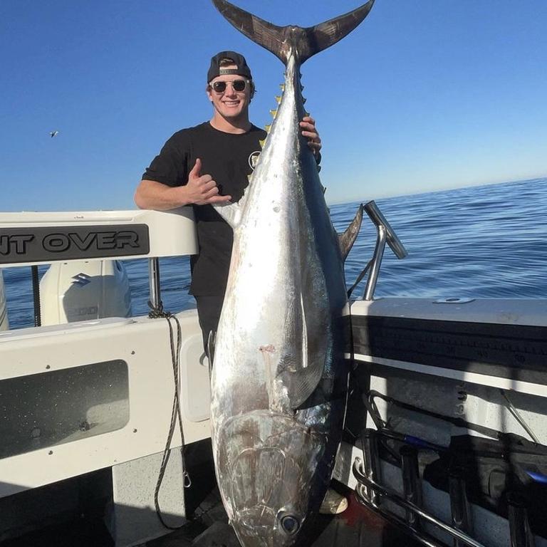 Harry Grant landed a 117.8kg bluefish tuna on Port Phillip Bay.