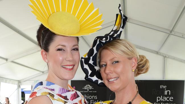 Alyse-Grace Robertson & Olivia Pennisi - Pic for Coast Confidential GC Bulletin use only - Magic Millions Ladies Day at GCTC, Bundall - Pic:(c) Regina King - copyright restrictions apply 07 55322193