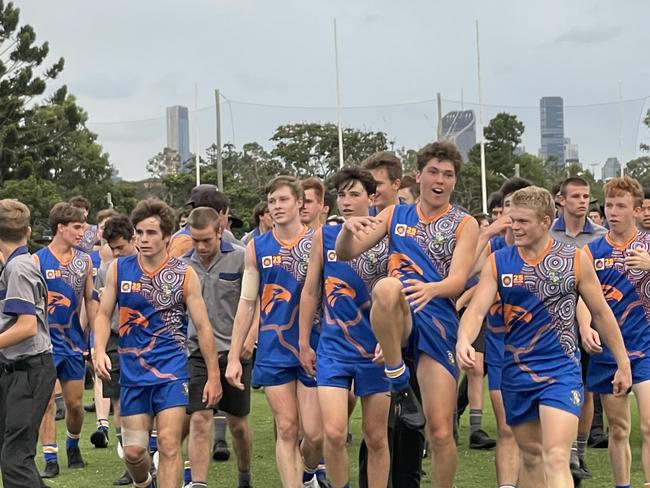 The Ashgrove lads after a tight win.