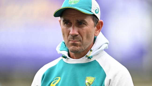 Justin Langer has resigned as the coach of the Australian men’s cricket team, effective immediately. Picture: Steve Bell/Getty Images