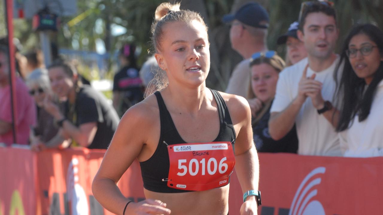 Bronte Connoley at the 2022 Sunshine Coast Marathon and Community Run Festival.