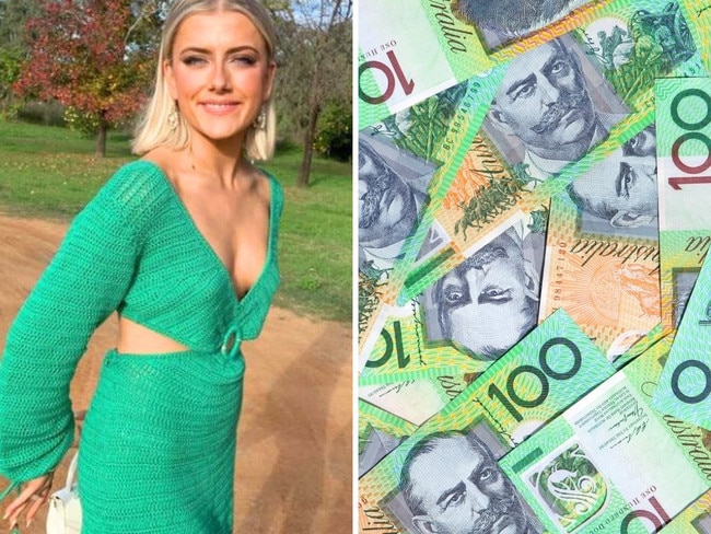 Young Aussie reveals how she budgets.