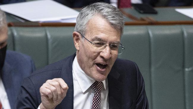 Attorney-General Mark Dreyfus during question time in Parliament House in Canberra on Thursday. Picture: Gary Ramage