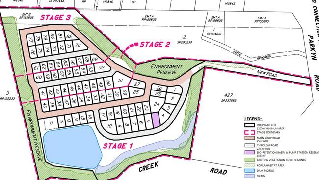 The site of the proposed new e-commerce business park at Tanawha.