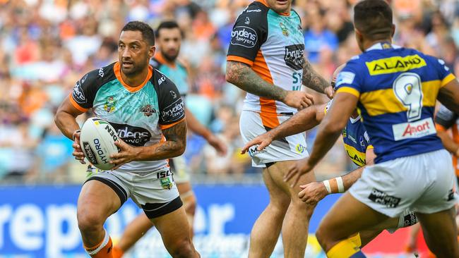 Benji Marshall was superb in Wests Tigers’ win over the Eels.