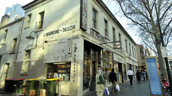 Melbourne's oldest buildings: Crossley Building / Job Warehouse at 54-62 Bourke St, City