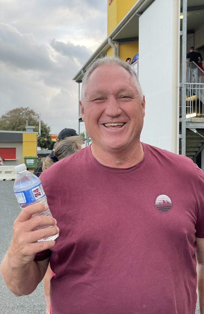 After a busy day of campaigning, we're finally able to catch up with Jacko as he makes a surprise appearance as a ballot scrutineer. Photo: Fergus Gregg