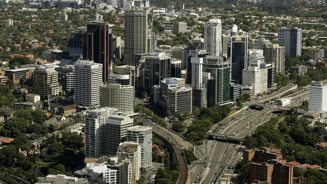 North Sydney has been snubbed by the State Government’s new rapid transit B-Line bus. Picture: John Appleyard